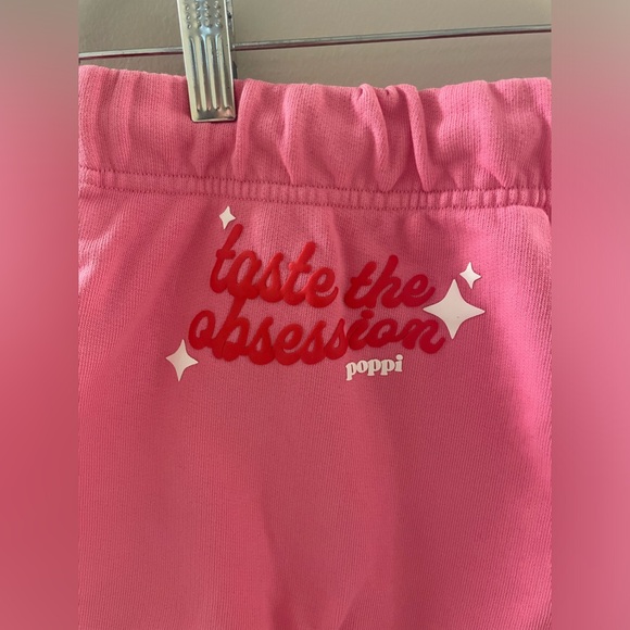 Viral Poppi Soda The Birthday Suit Full Sweatset in Pink Top and Bottom - Picture 8 of 10